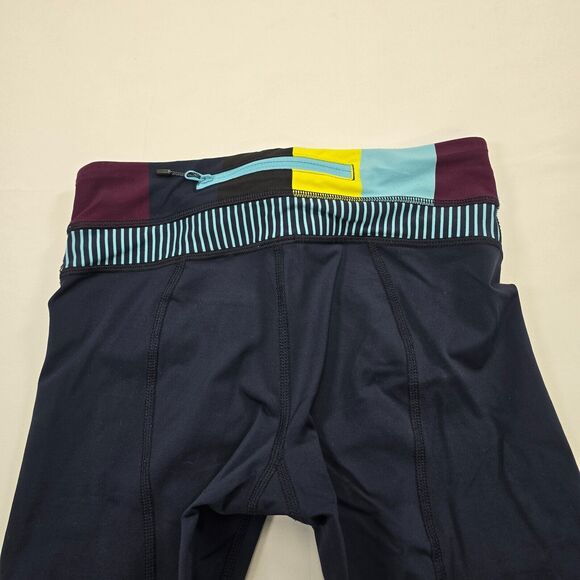 Lululemon Women's Run Inspire Crop II Inkwell Pow Luxtreme Size 4 - Picture 4 of 10